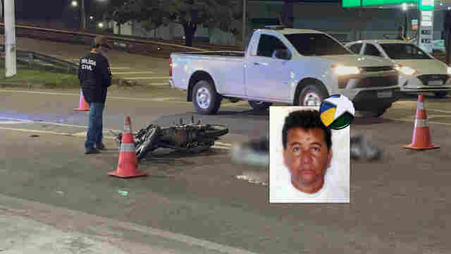 V&iacute;deo: motociclista idoso &eacute; esmagado por carreta em Porto Velho