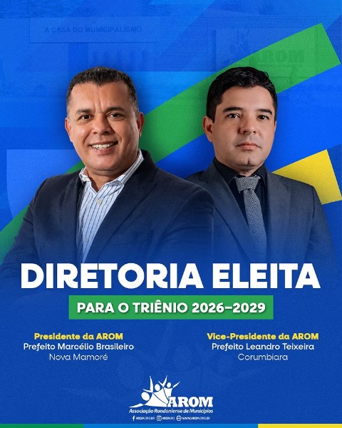 Nova diretoria da AROM toma posse nesta quarta-feira em Porto Velho