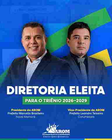 Nova diretoria da AROM toma posse nesta quarta-feira em Porto Velho