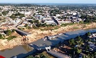 V&iacute;deo mostra ponte desabando em Sena Madureira, no Acre