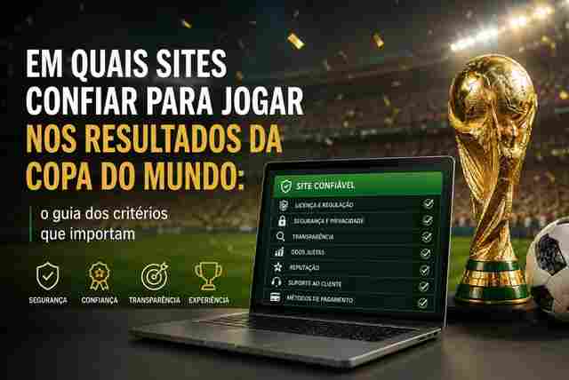 Em quais sites confiar para apostar nos resultados da Copa do Mundo: o guia dos crit&eacute;rios que importam
