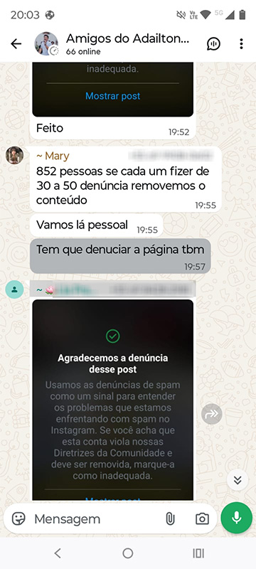 P&aacute;gina "Cacoal Conservador" no Instagram, derrubada por comissionados do Governo, volta ao ar por decis&atilde;o judicial