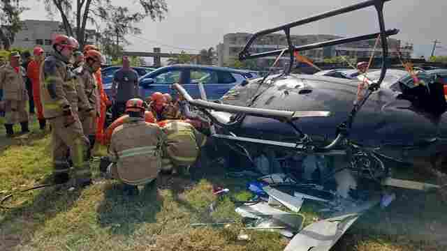 Identificados todos os 6 mortos da colis&atilde;o entre helic&oacute;pteros no Rio de Janeiro