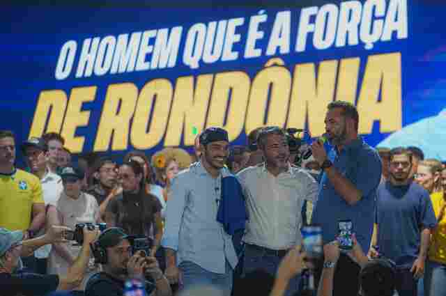 PL exibe for&ccedil;a em Rond&ocirc;nia e Bruno Bolsonaro Scheid &eacute; um dos protagonistas no lan&ccedil;amento da pr&eacute;-candidatura de Marcos Rog&eacute;rio ao governo