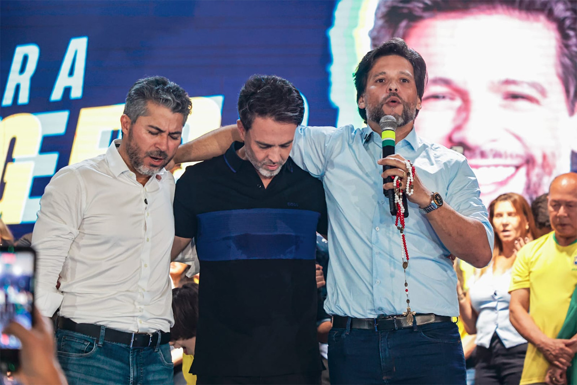 Marcos Rog&eacute;rio anuncia Rodrigo Camargo como pr&eacute;-candidato a vice e recebe apoio oficial do prefeito L&eacute;o Moraes