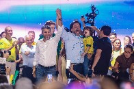Multid&atilde;o acompanha lan&ccedil;amento de Marcos Rog&eacute;rio como pr&eacute;-candidato ao Governo; Camargo tamb&eacute;m &eacute; anunciado