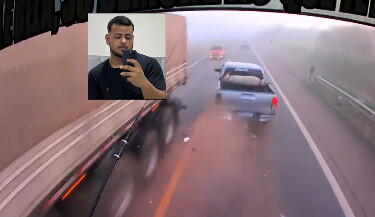 V&iacute;deo: tentativa de ultrapassagem termina com morte de empres&aacute;rio na BR-364