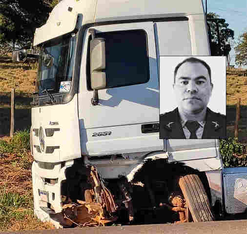 Cabo da PM morre em grave acidente na BR-364