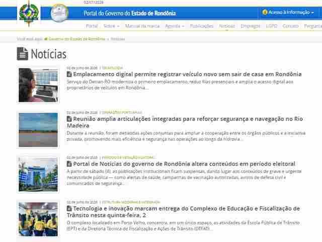 Lei eleitoral imp&otilde;e mudan&ccedil;as e portal de Not&iacute;cias do governo sofre grandes altera&ccedil;&otilde;es
