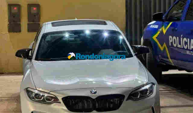 BMW furtada em bar de Porto Velho &eacute; recuperada na BR-364 pela PM