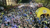 Marcha para Jesus re&uacute;ne milhares de pessoas no centro da capital