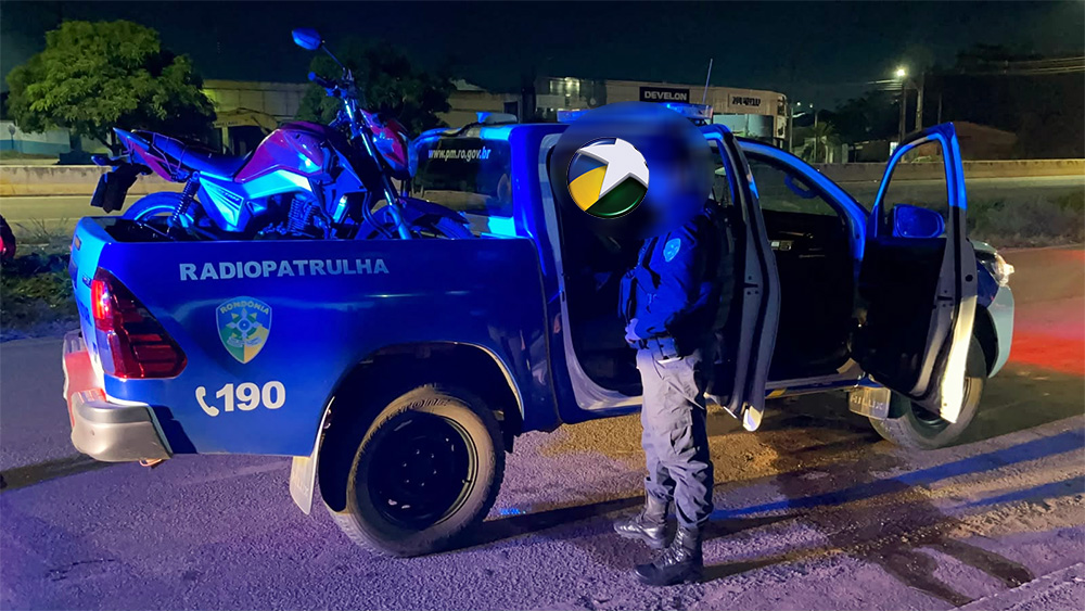Adolescente é apreendido após furar bloqueios e fuga por várias ruas de Porto Velho