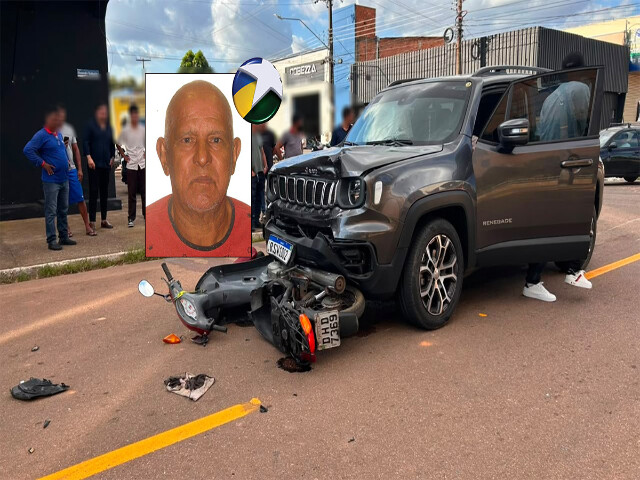 Idoso morre no João Paulo II horas após colisão entre carro e moto em cruzamento da zona leste
