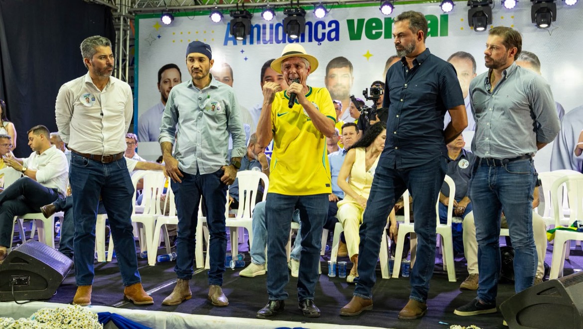 Bagattoli defende direita unida durante o lançamento da pré-candidatura de Marcos Rogério no Cone Sul