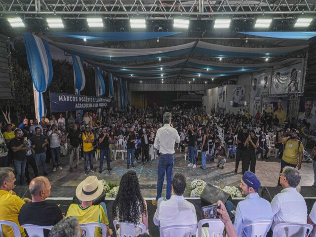 Mais de 2 mil pessoas lotam CTG de Vilhena no lançamento da pré-candidatura de Marcos Rogério no Cone Sul