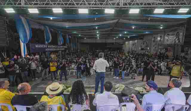 Mais de 2 mil pessoas lotam CTG de Vilhena no lançamento da pré-candidatura de Marcos Rogério no Cone Sul