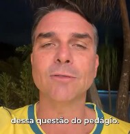 V&iacute;deo: Fl&aacute;vio Bolsonaro refor&ccedil;a apoio a Marcos Rog&eacute;rio e fala em revisar ped&aacute;gio da BR-364