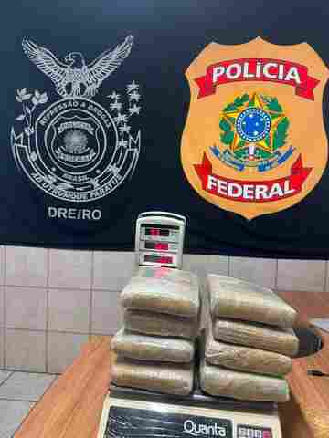 Passageiro &eacute; preso com 9 kg de skunk no aeroporto de Porto Velho