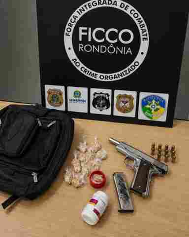 FICCO prende homem e apreende dois adolescentes com pistola e drogas em Porto Velho