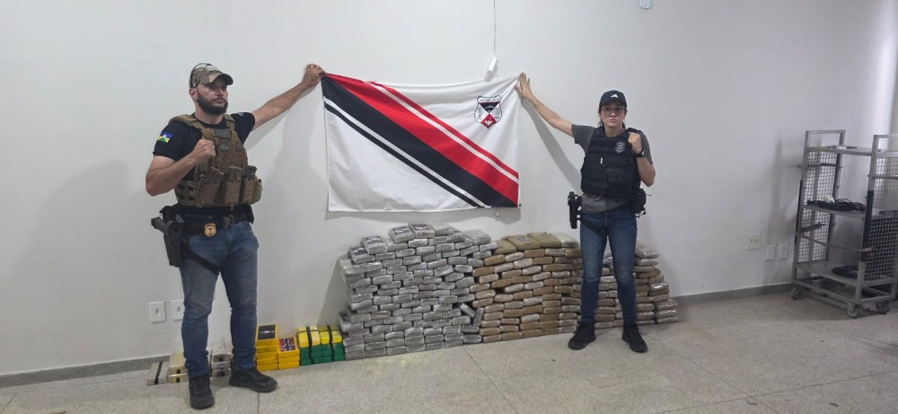 Polícia Civil apreende 231 kg de maconha, cocaína e crack em área rural de Rio Crespo
