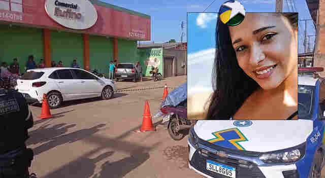 Mulher passa mal na rua e morre em cima de moto em Porto Velho