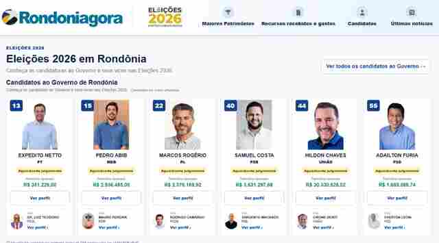Conhe&ccedil;a seu candidato, veja maiores patrim&ocirc;nios, recebimentos e gastos de campanha