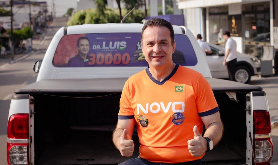 Dr. Luís do Hospital inicia campanha à reeleição com adesivaço em Jaru