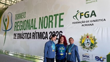 Ginastas do Construindo Campe&otilde;es brilham no Acre e garantem classifica&ccedil;&atilde;o para etapa nacional
