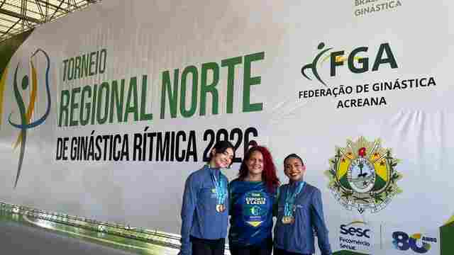 Ginastas do Construindo Campe&otilde;es brilham no Acre e garantem classifica&ccedil;&atilde;o para etapa nacional
