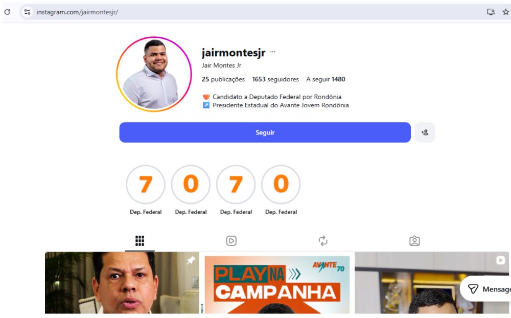 Justi&ccedil;a d&aacute; 3 dias para Jair Montes Jr. explicar uso do nome do pai na urna