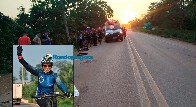 V&iacute;deo: ciclista morre atropelada por carreta e motorista foge ap&oacute;s avan&ccedil;ar contra testemunhas