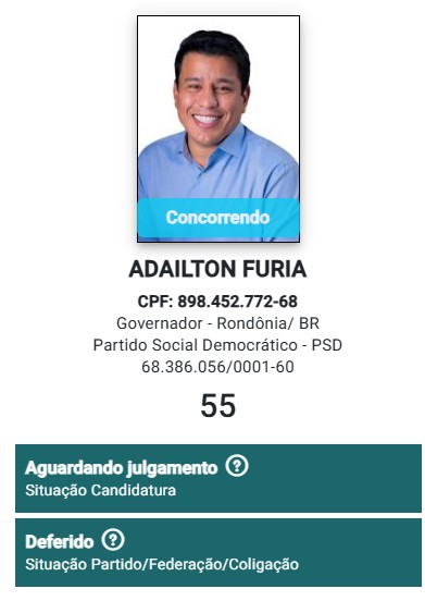 Adailton Fúria tem registro deferido pela Justiça Eleitoral