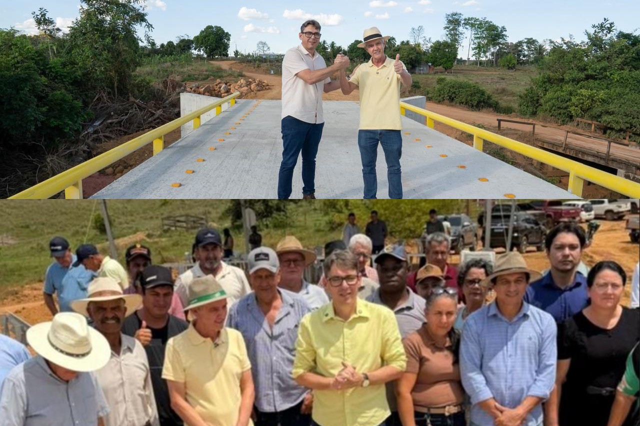Senador Bagattoli inaugura a primeira ponte de concreto e aço de Jaru