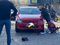 Motociclista fica em estado grave ap&oacute;s carro avan&ccedil;ar preferencial em Porto Velho