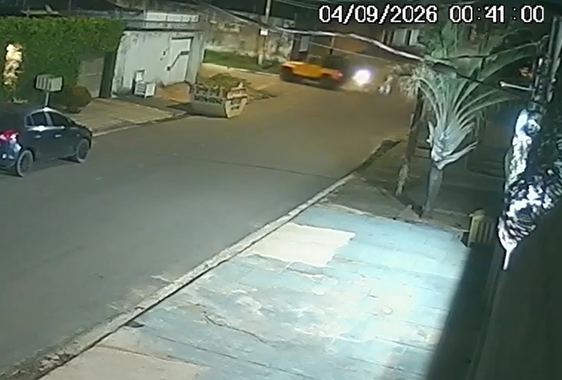 V&iacute;deo mostra acad&ecirc;mica que admitiu ter bebido atropelando motociclista que morreu em Porto Velho