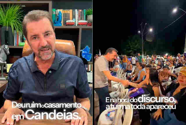 V&iacute;deo: Hildon Chaves rouba cena em evento organizado pelos irm&atilde;os Carvalho para Adailton F&uacute;ria