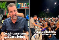 V&iacute;deo: Hildon Chaves rouba cena em evento organizado pelos irm&atilde;os Carvalho para Adailton F&uacute;ria