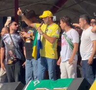 Bruno Scheid e Nikolas Ferreira levantam multid&atilde;o em Macap&aacute; pelo impeachment de Alexandre de Moraes
