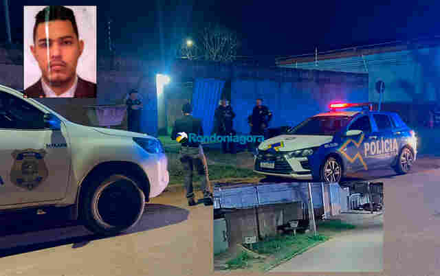 V&iacute;deo: criminosos derrubam port&atilde;o com carro, invadem casa e matam apenado a tiros em Porto Velho
