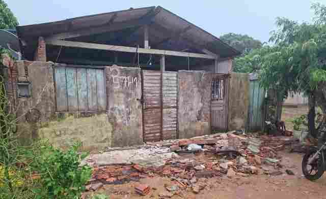 Mulher morre atingida por parede durante vendaval em Guajar&aacute;-Mirim