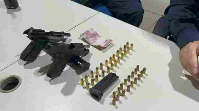 PM apreende pistolas que seriam usadas em ataque na capital