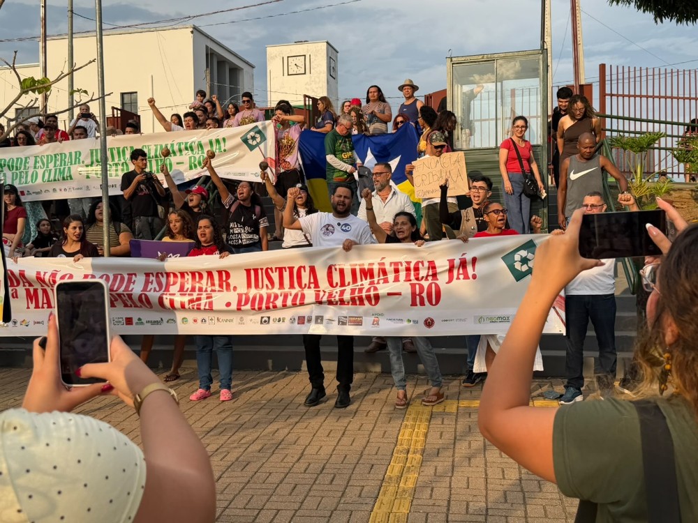 Samuel Costa e Neidinha Suruí participam da 1ª Marcha pelo Clima em Porto Velho