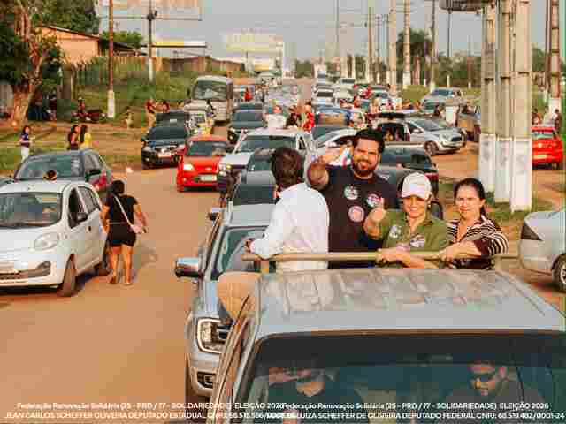 Jean Oliveira e M&aacute;rcia Oliveira percorrem Candeias em grande carreata com foco em trabalho e resultados