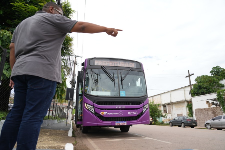 Transporte público será gratuito em Porto Velho nos dois turnos