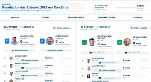 Acompanhe a apura&ccedil;&atilde;o da elei&ccedil;&atilde;o a partir das 16 horas