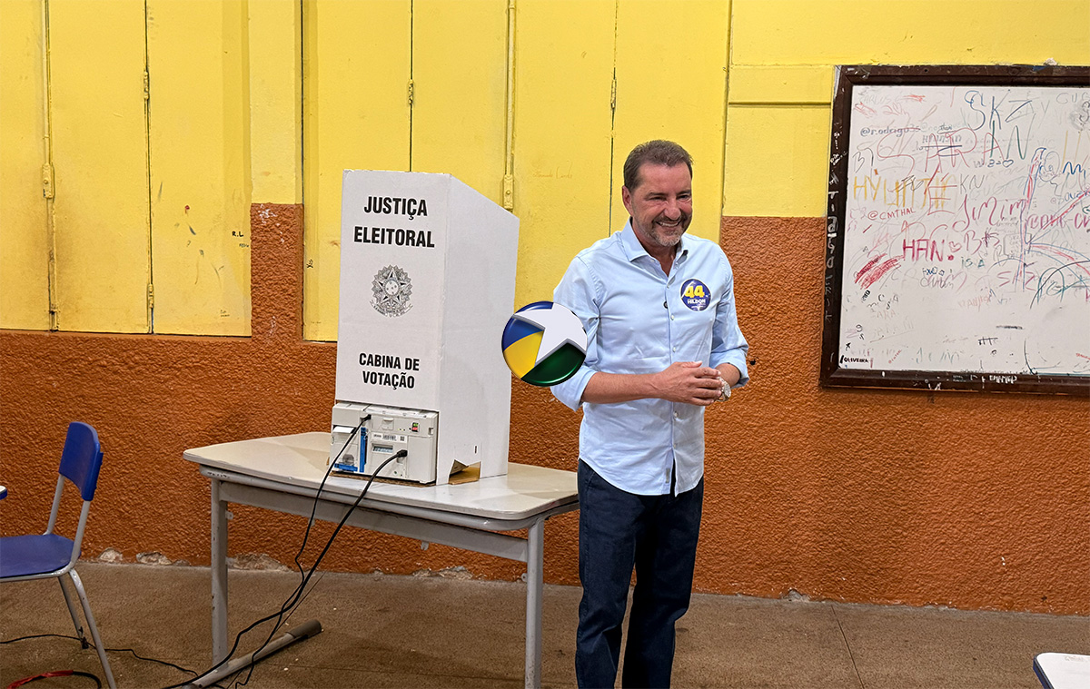 Hildon questiona pesquisa ao votar em Porto Velho: "Não faz sentido"