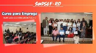 Sindsef/RO entrega certificados de curso gratuito de qualifica&ccedil;&atilde;o profissional em Porto Velho
