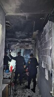 PM destaca ajuda de moradores e funcion&aacute;rios durante inc&ecirc;ndio que deixou mulher na UTI em Porto Velho