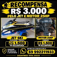 Bandidos encapuzados e armados invadem empresa, rendem propriet&aacute;ria e roubam moto e jet ski