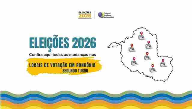 Segundo turno ter&aacute; mudan&ccedil;as em 12 se&ccedil;&otilde;es eleitorais de Rond&ocirc;nia; veja os novos locais